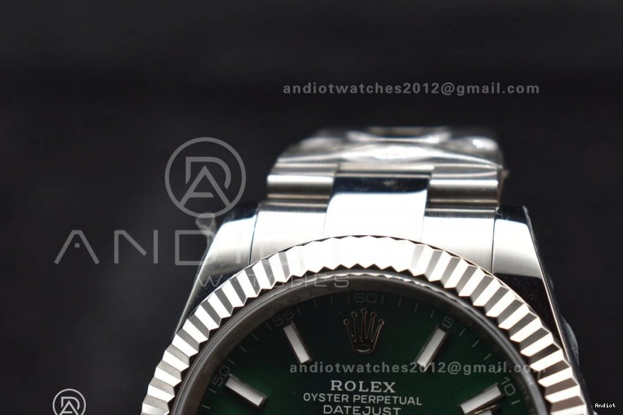 126334 SA3235 1:1 41 DIWF Steel Green Dial on Best Bracelet Oyster Sundust 904L DateJust Edition 0123